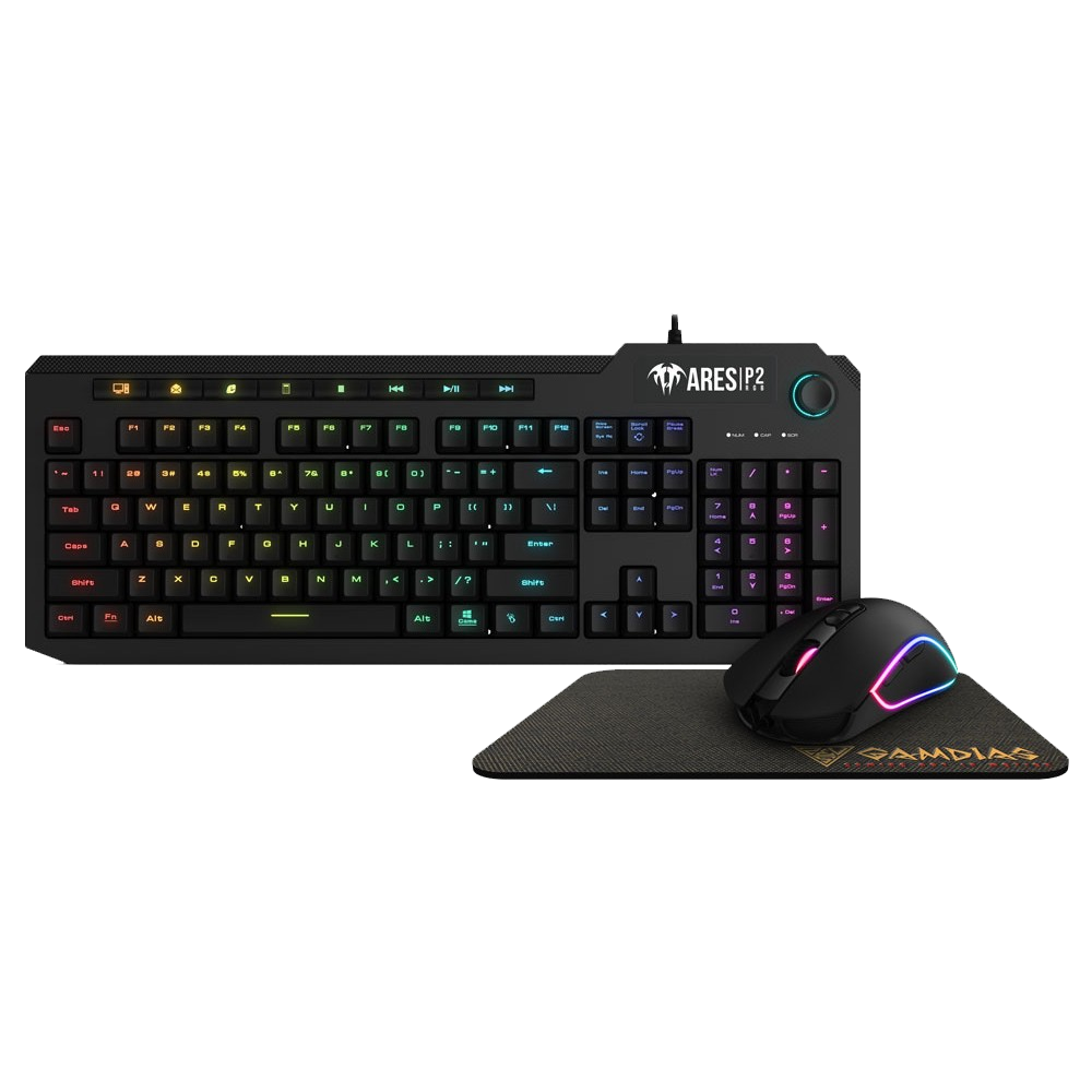 The ARES P2 RGB 3-In-1 Gaming Combo