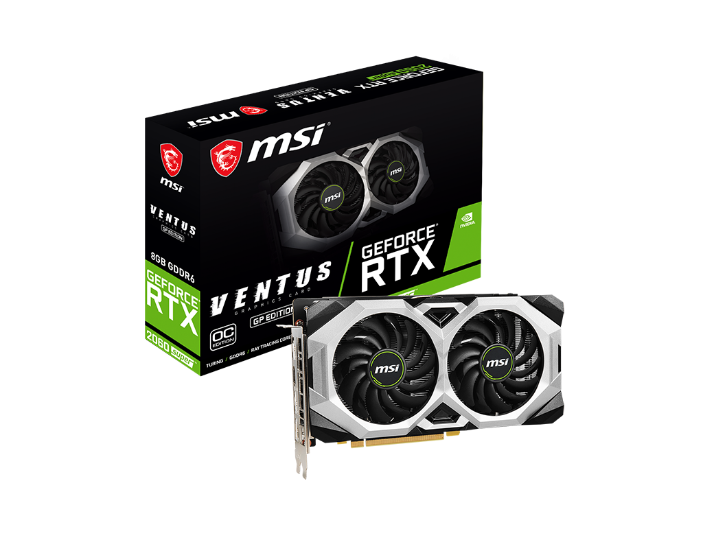 GeForce RTX 2060 SUPER VENTUS GP OC (Bulk-Without Box)