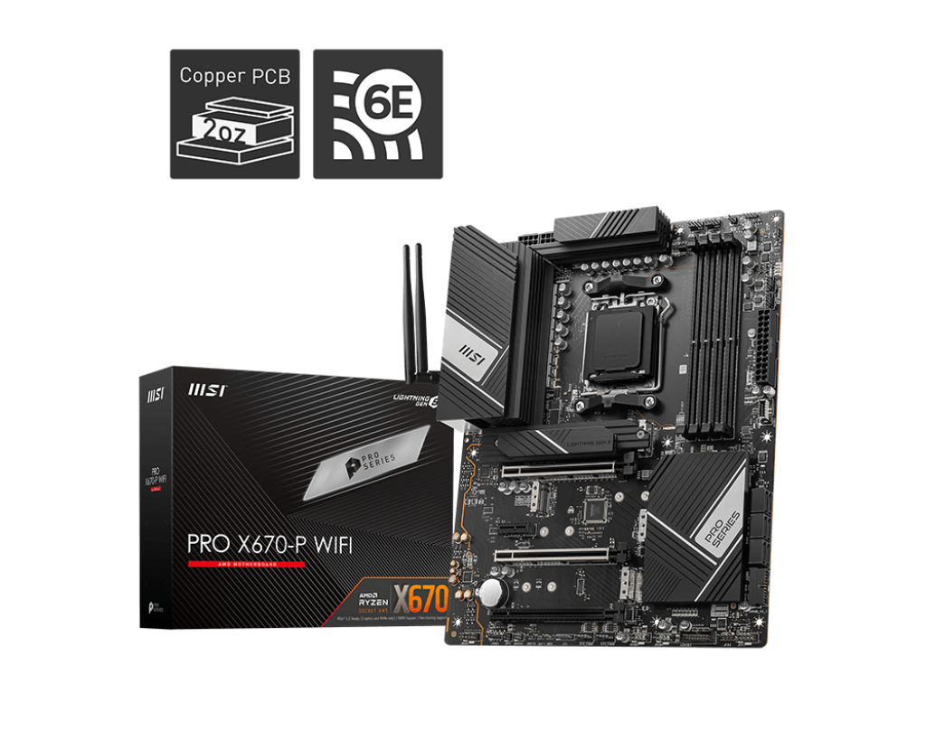 MSI PRO X670-P WIFI Motherboards