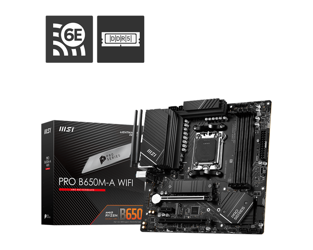 MSI PRO B650M-A WIFI Motherboards