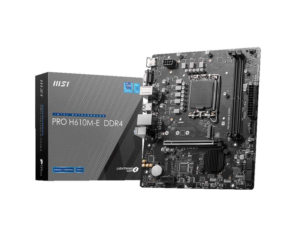 MSI PRO H610M-E DDR4 Motherboards