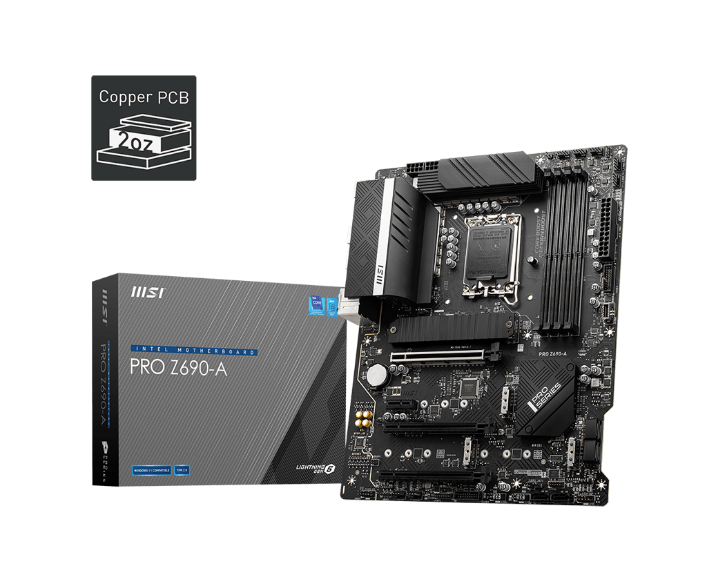MSI PRO Z690-A DDR5 Motherboards