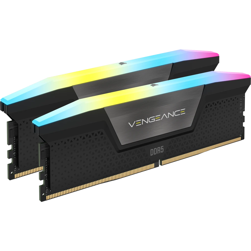 CORSAIR VENGEANCE RGB 32GB (2 x 16GB) DDR5 DRAM 5200MHz