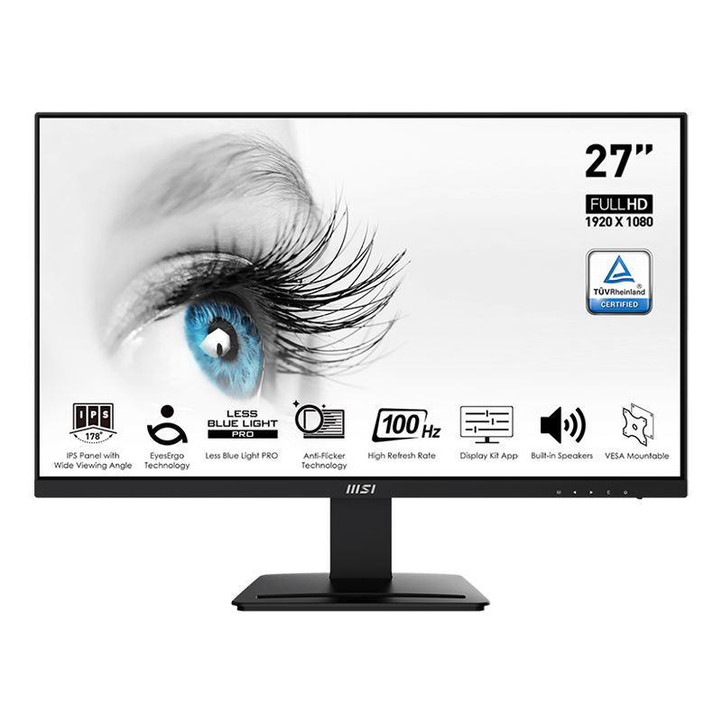MSI PRO MP273A 27″ 100Hz Professional Business Monitor