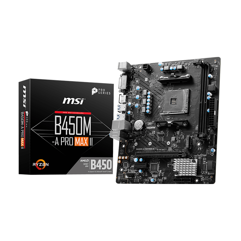 MSI B450M-A PRO MAX II Motherboards