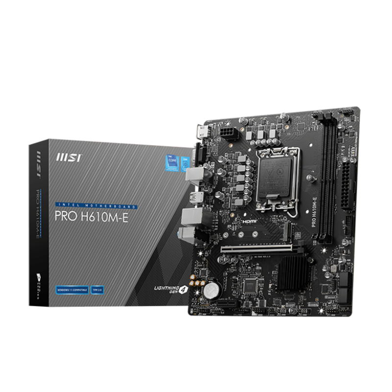 MSI PRO H610M-E DDR5 Motherboards