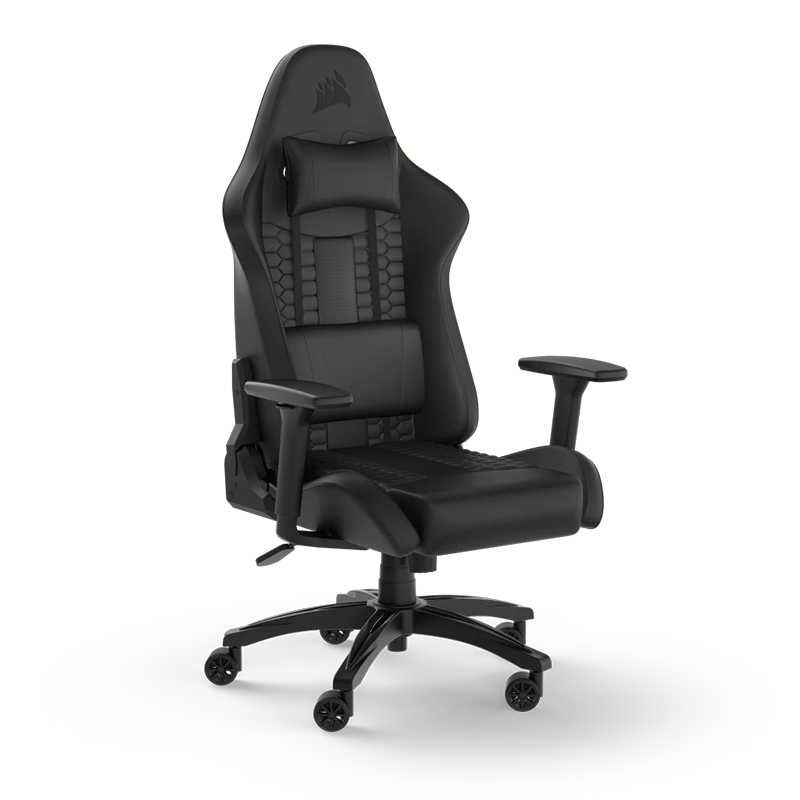 CORSAIR TC100 RELAXED LEATHERRETTE BLACK GAMING CHAIR