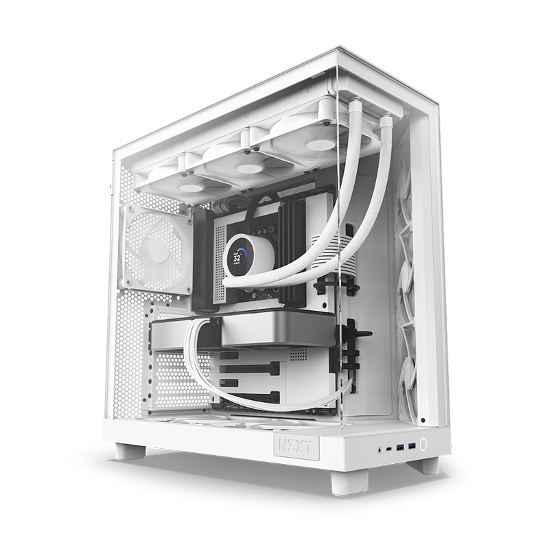 NZXT H6 FLOW ATX MID TOWER WHITE CASE