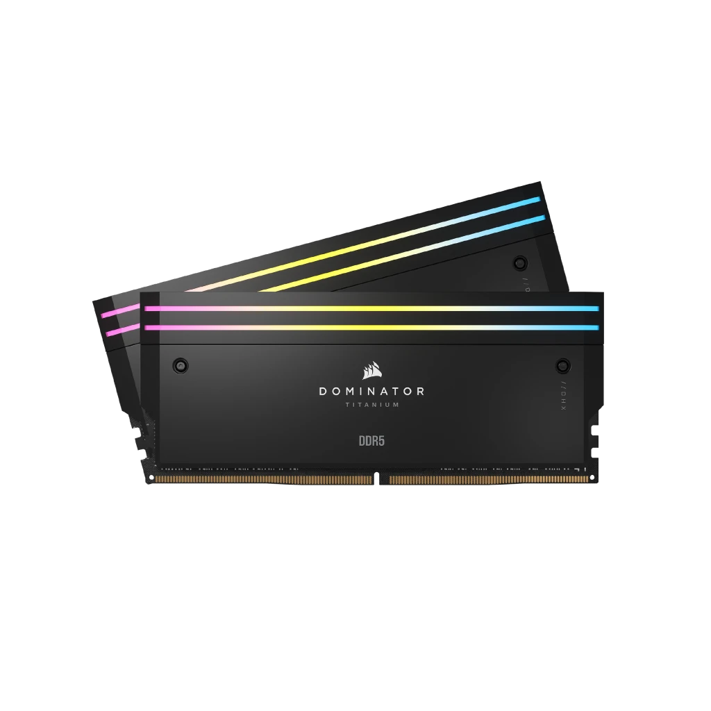 CORSAIR DOMINATOR TITANIUM RGB 32GB(2X16) DDR5 DRAM 6400MHZ